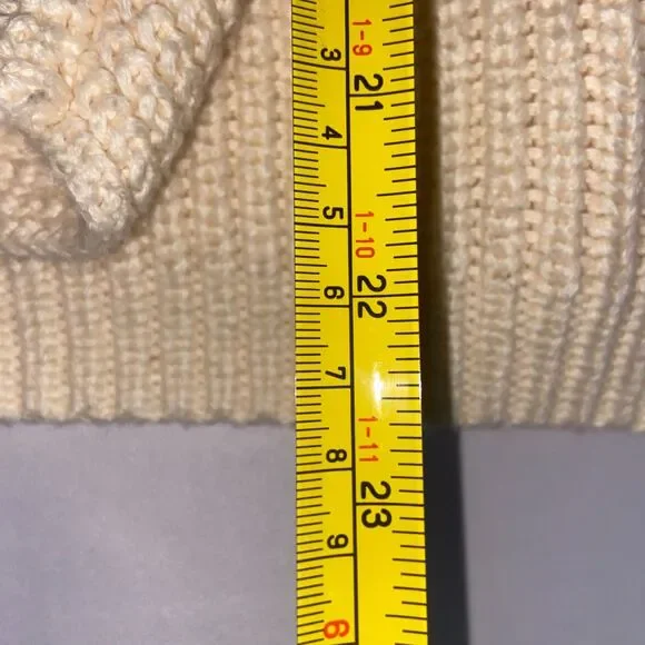 Polo by Ralph Lauren Cream Crewneck Knit Sweater - Picture 4 of 4